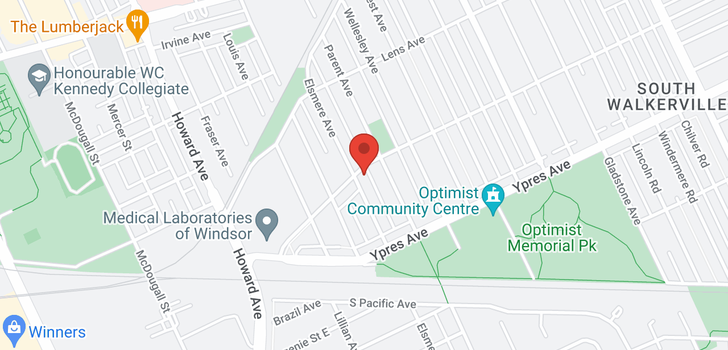 map of 867 Vimy AVENUE